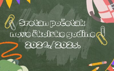 SRETAN POČETAK NOVE ŠKOLSKE GODINE!!!