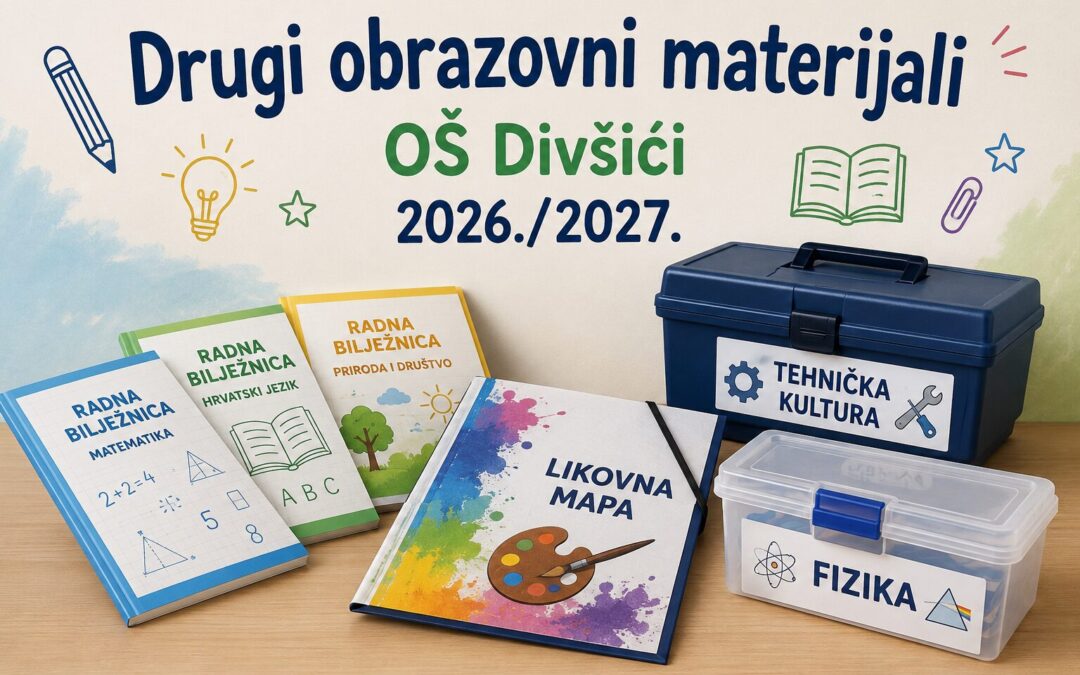Drugi obrazovni materijali za šk.godinu 2026./2027.